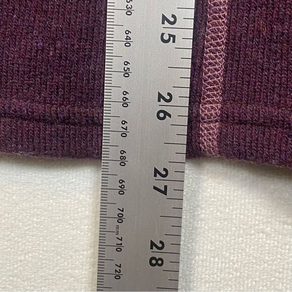 Kuhl Chanti Fleece 1/4 Zip Long Sleeve Wool Blend Pullover Wine Color Size XL - Picture 11 of 12